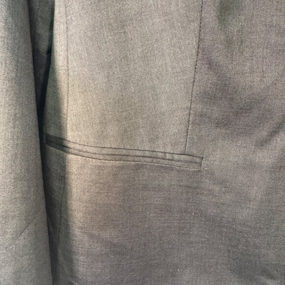 Calvin Klein Womens Grey Blazer Jacket Size 14W Viscose/Wool Blend - Picture 5 of 8